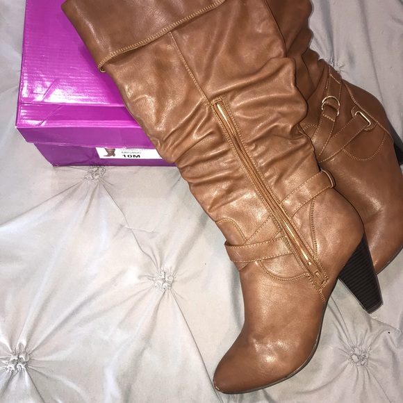 Rampage Womens Irika Over the Knee heeled Boot